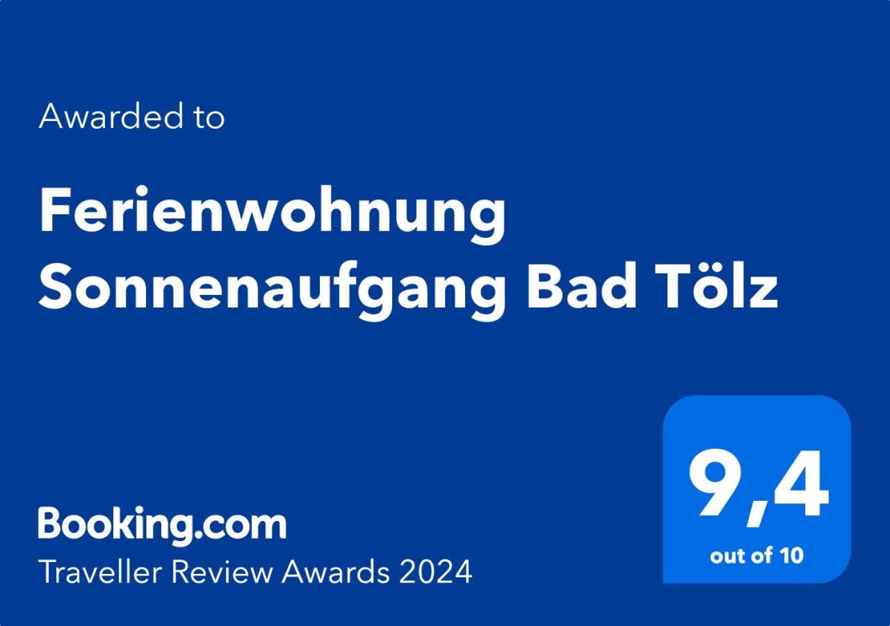 Ferienwohnung Sonnenaufgang Bad Toelz Exteriör bild